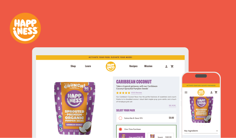 Happiness Food e-commerce