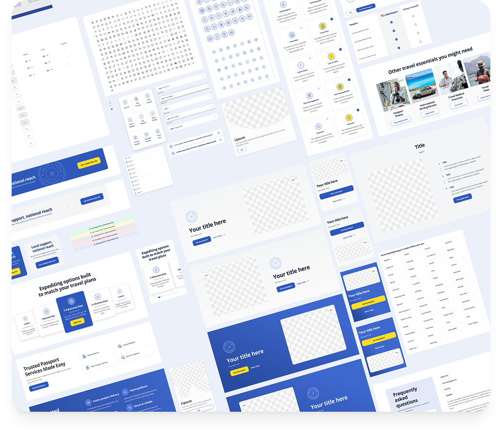 Rush My Passport — Design System